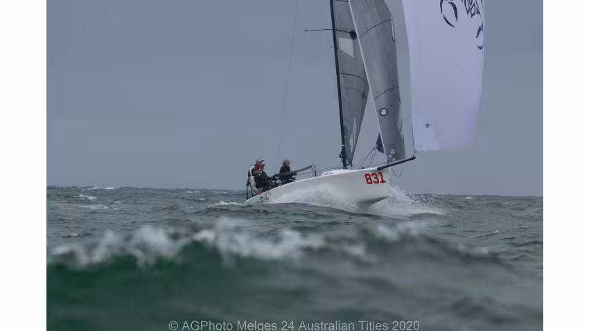 Sandy Higgins and the Scorpius team finished second overall in the 2020 Melges 24 Nationals