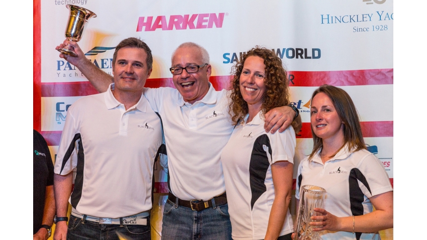  Black Seal GBR850 of Richard Thompson with Jamie Lea in tactics, Nigel Young, Krista Paxton and Rachel Williamson in crew  - the winner of the Quantum Key West Race Week 2016