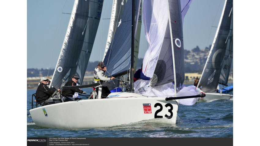 2013 Melges 24 World Championship III Overall - Soffe DEN782 - Kim Christensen, Jamie Lea (GBR), Peter Jakobsen, Jesper Jespersen - San Francisco, USA