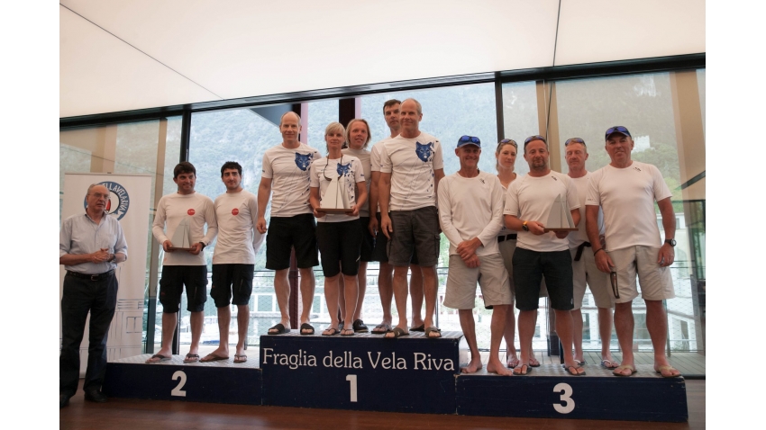 2019 Melges 24 European Sailing Series Event 3 - Corinthian podium - Lenny EST790, Taki 4 ITA778, Gill Race Team GBR694