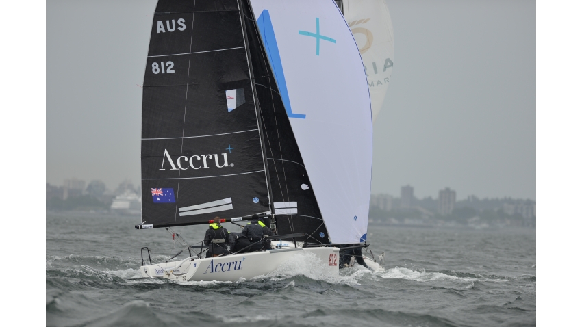 ACCRU+ AUS812 of Kevin and Glenda Nixon - 2018 Melges 24 Worlds in Victoria, BC, Canada