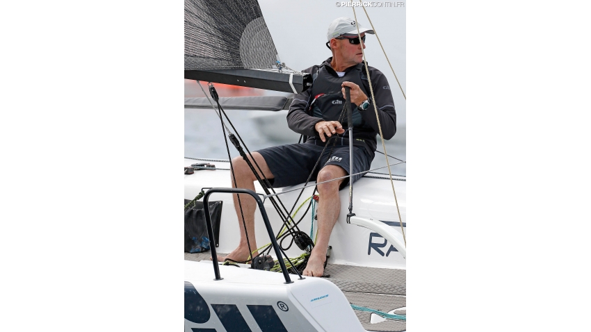 Geoff Carveth at the helm of Gill Race Team GBR694 - 2015 Melges 24 World Championship - Middelfart, Denmark