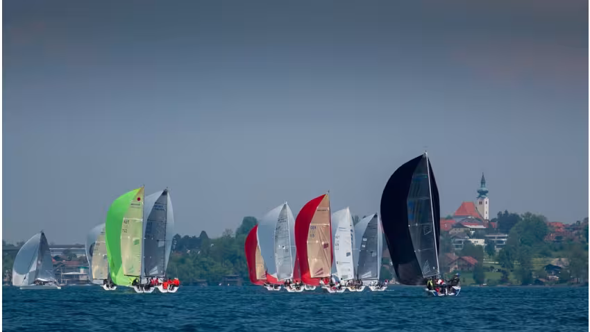 Melges 24 regatta in Kammersee on Attersee