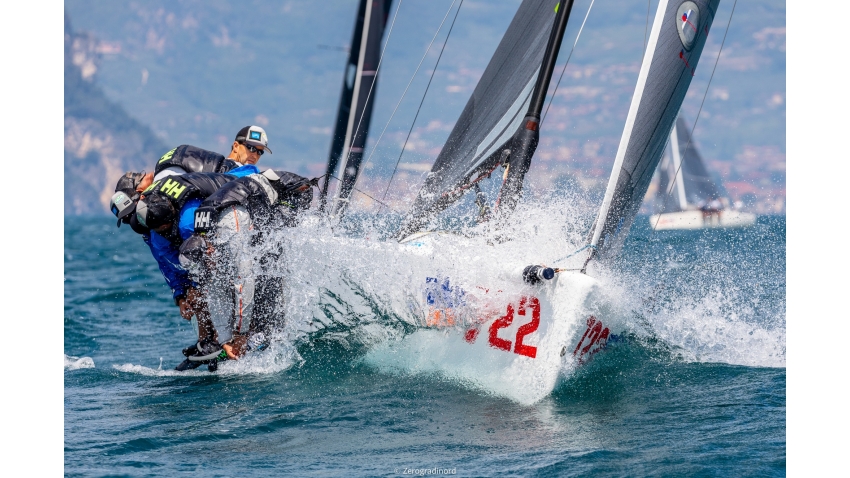 Andrea Racchelli's Altea ITA-722 at the 2020 Melges 24 Italian Championship in Torbole