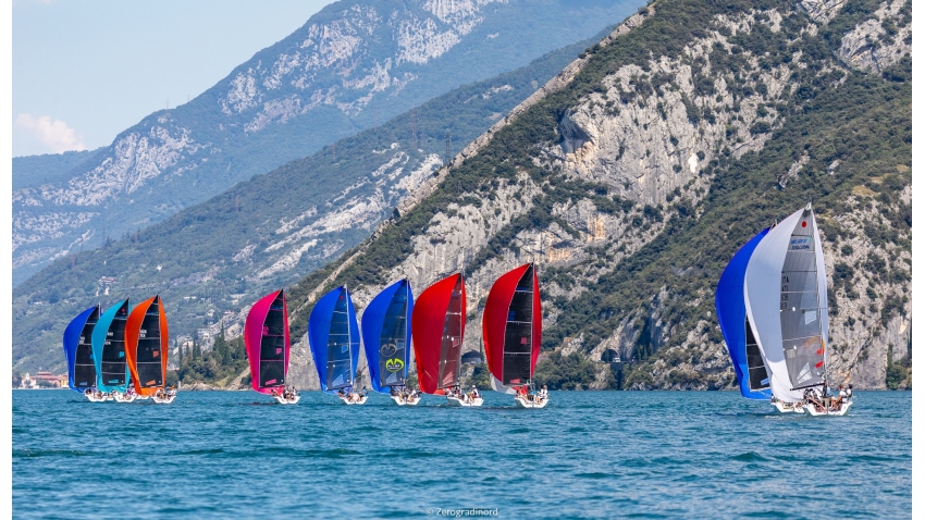 2020 Melges 24 European Sailing Series Event #1 in Torbole, Italy