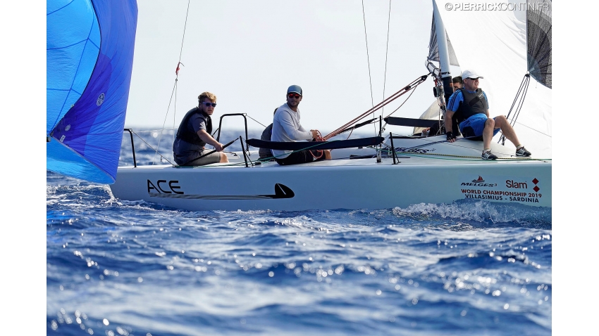 ACE GER647 of Jannes Wiedemann - Melges 24 World Championship 2019 in Villasimius, Sardinia, Italy