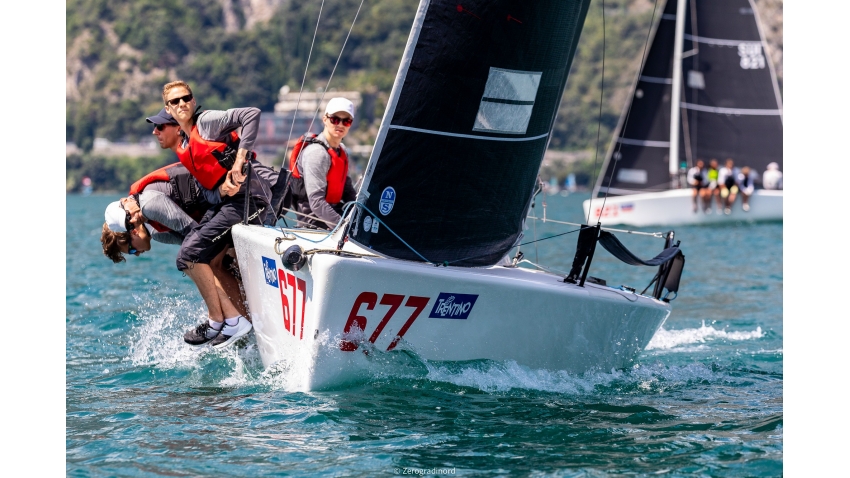 White Room GER677 of Michael Tarabochia - 2020 Melges 24 European Sailing Series Event #1 in Torbole, Italy