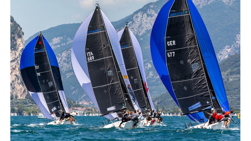 2020 Melges 24 European Sailing Series Event #1 in Torbole, Italy