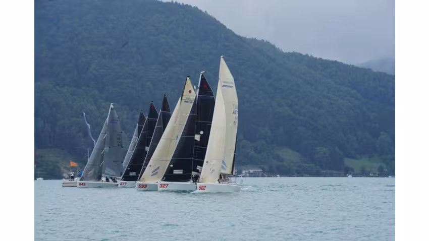 2020 Melges 24 European Sailing Series regatta in Kammersee on Attersee