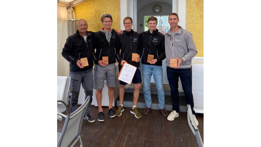 White Room GER-677 of Michael Tarabochia with Luis Tarabochia at the helm and Marco Tarabochia, Sebastian Bühler, Marvin Frisch in crew  - 2020 Melges 24 Austrian Champion