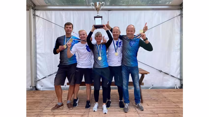 Lenny EST790 team of Tõnu Tõniste, Toomas Tõniste, Tammo Otsasoo, Henri Tauts and Maiki Saaring - 2020 Melges 24 Estonian Champions