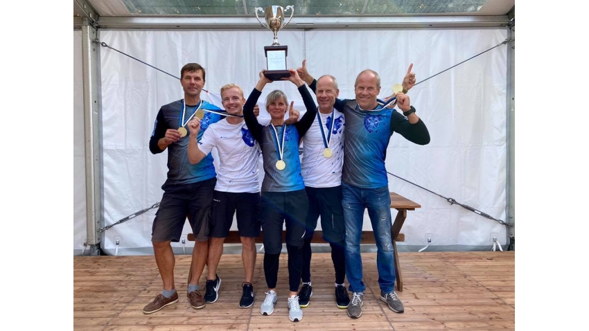 Lenny EST790 team of Tõnu Tõniste, Toomas Tõniste, Tammo Otsasoo, Henri Tauts and Maiki Saaring - 2020 Melges 24 Estonian Champions