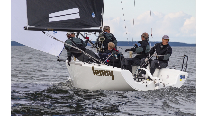 Lenny EST790 team of Tõnu Tõniste, Toomas Tõniste, Tammo Otsasoo, Henri Tauts and Maiki Saaring - 2020 Melges 24 Estonian Champions