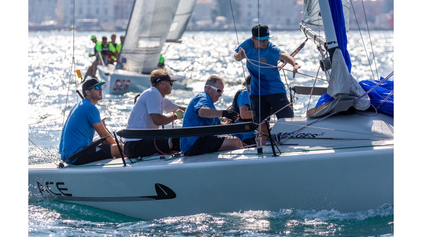 ACE GER647 of Jannes Wiedemann at the 2020 Melges 24 European Sailing Series Event #3 in Portoroz, Slovenia