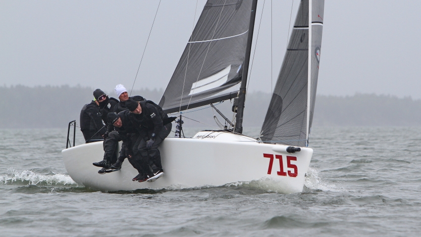 Jonas Berntsson on his SWE715 - 2020 Melges 24 Swedish Nationals