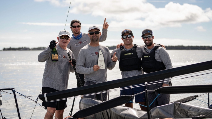 BLIND SQUIRREL USA856 of John Brown with Mike Buckley, Erik Shampain, George Peet and Jeff Bonanni - 2020 Melges 24 Charleston Open