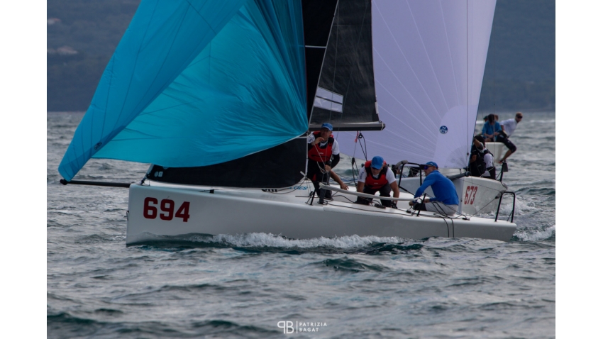 Miles Quinton’s Gill Race Team, from Great Britain, with Geoff Carveth at the helm - third overall and second in Corinthian division of the 2020 Melges 24 European Sailing Series