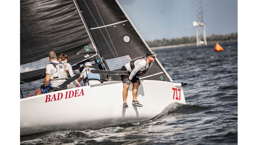 Bad Idea, USA717 of Scot Zimmerman / Katy Zimmerman / Andy Girrell / Kevin Fisher - 2020 Melges 24 Charleston Open