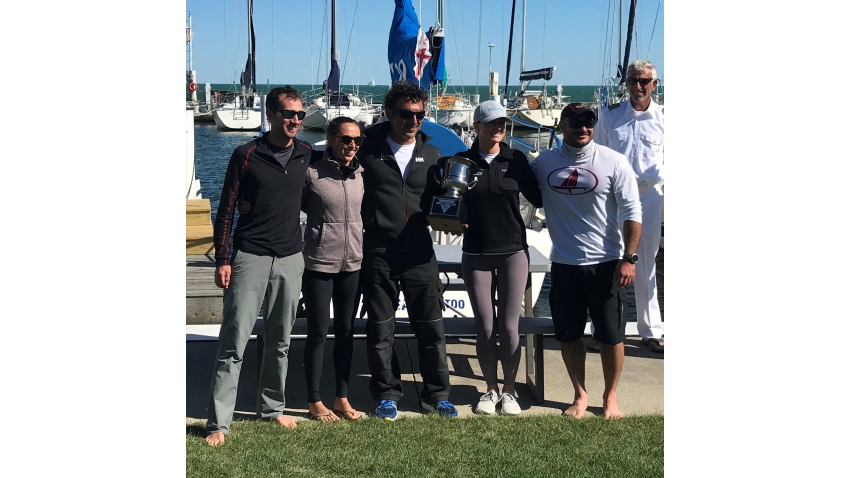 USM2CA 2020 Melges 24 Quantum Melges 24 Great Lakes Trophy winners - Bora Gulari's team on New England Ropes USA820