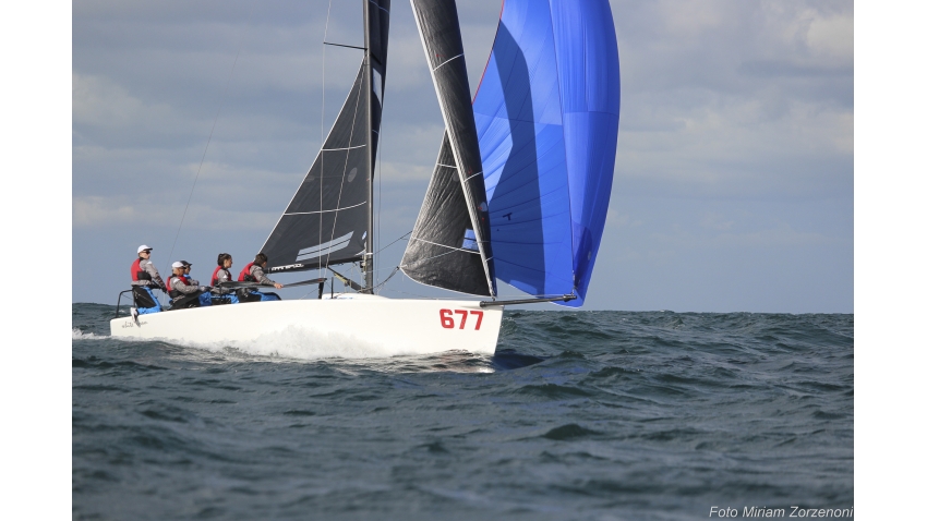 Michael Tarabochia’s team White Room, from Germany, confirmed the victory of the 2020 Melges 24 European Sailing Series, both in overall ranking as well as in the Corinthian division at the final event of the 2020 Melges 24 European Sailing Series