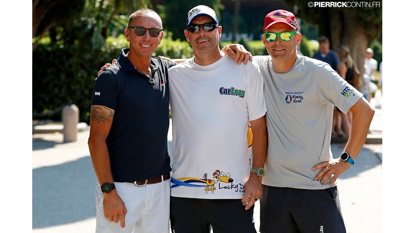 Federico Michetti, Travis Weisleder and Jens Wathne at the 2018 Melges 24 European Championship - Riva del Garda, Italy