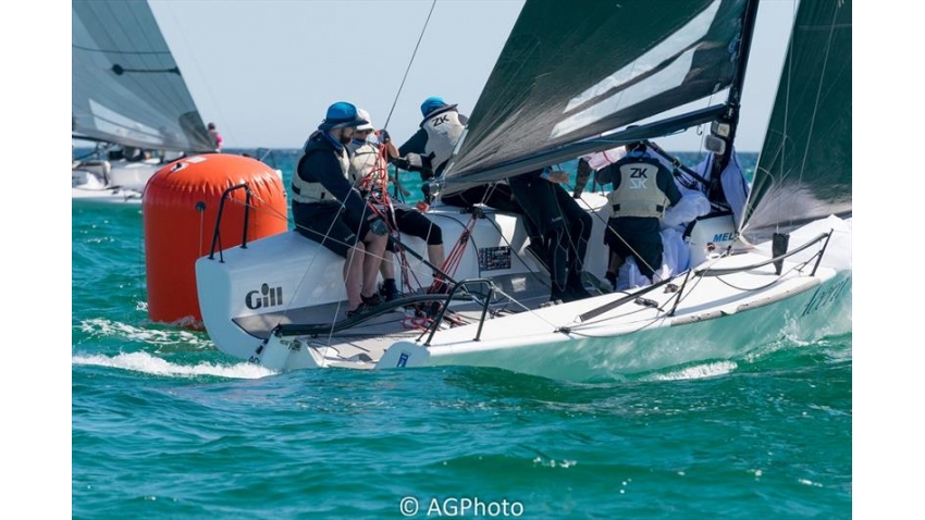 Nixon family on Accru - Melges 24 NSW Championships AUS