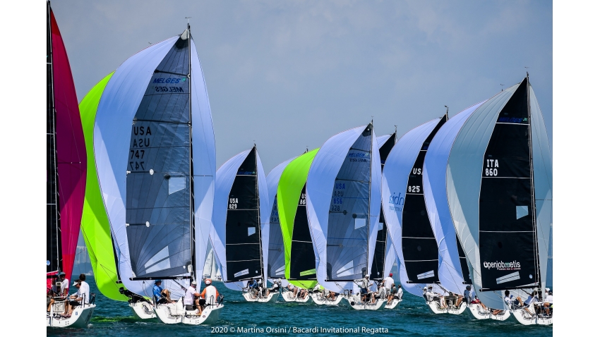Melges 24 fleet - Bacardi Invitational Regatta 2020 - Miami, FL, USA