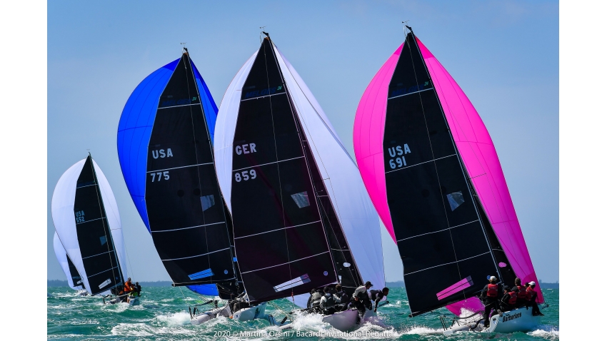 Melges 24 fleet - Bacardi Invitational Regatta 2020 - Miami, FL, USA