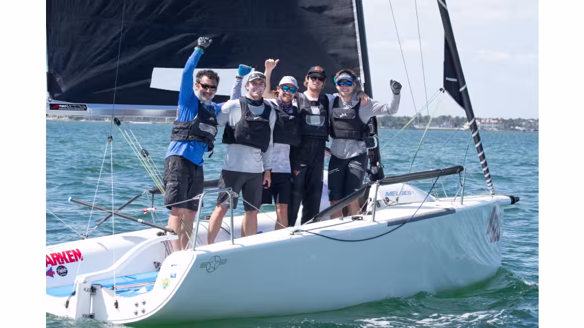 Bora Gulari's New England Ropes with Kyle Navin, Norman Berge, Ian Liberty and Michael Menninger - Bacardi Cup Invitational Regatta  March 2021