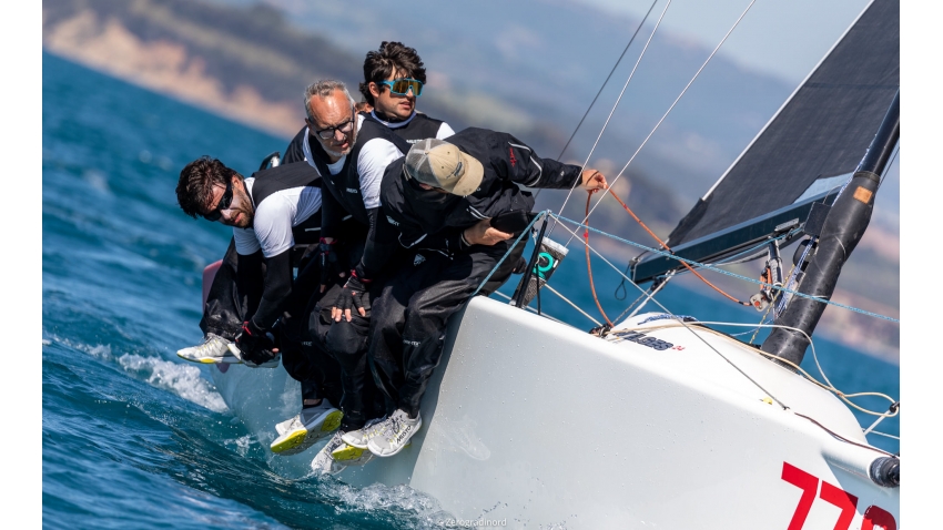 TAKI 4 ITA778 of Marco Zammarchi with Niccolo Bertola, Giacomo Fossati, Giovanni Bannetta and Pietro Seghezza - 2021 ITA Melges24Tour Act 1 Talamone