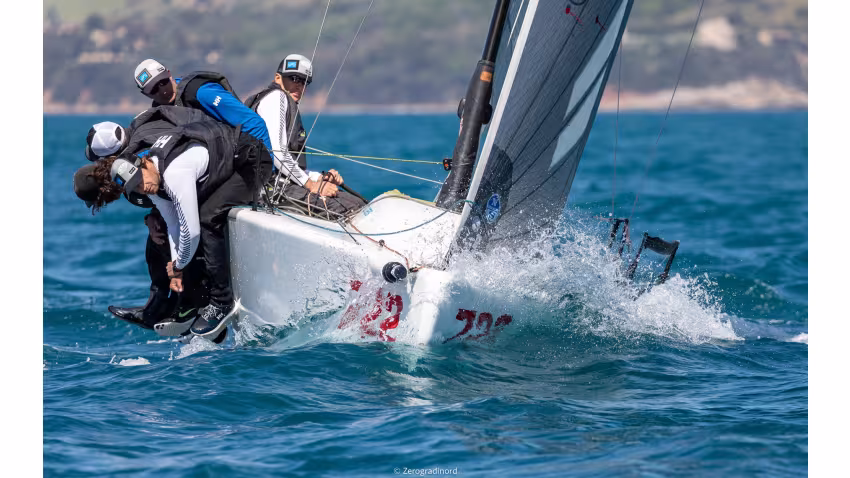 ALTEA ITA722 of Andrea Racchelli with Enzo Bonini, Michele Gregoratto, Filippo Togni and Andrea Serpi - 2021 ITA Melges24Tour Act 1 Talamone