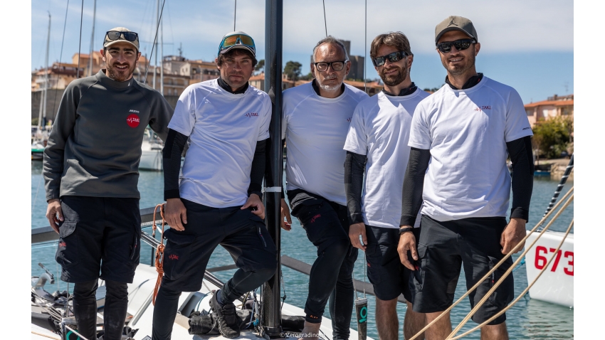 TAKI 4 ITA778 of Marco Zammarchi with Niccolo Bertola, Giacomo Fossati, Giovanni Bannetta and Pietro Seghezza - 2021 ITA Melges24Tour Act 1 Talamone