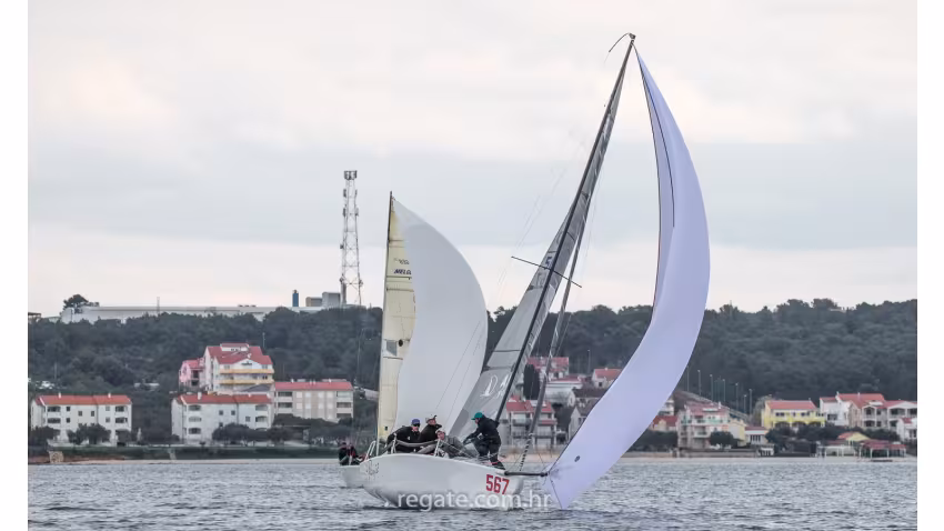 Panjic CRO 567 team of Luka Šangulin with Tomislav Bašiž,Tonko Rameša, Duje Fržop, Noa Šangulin - CRO M24 Act 1 - Biograd - April 2021