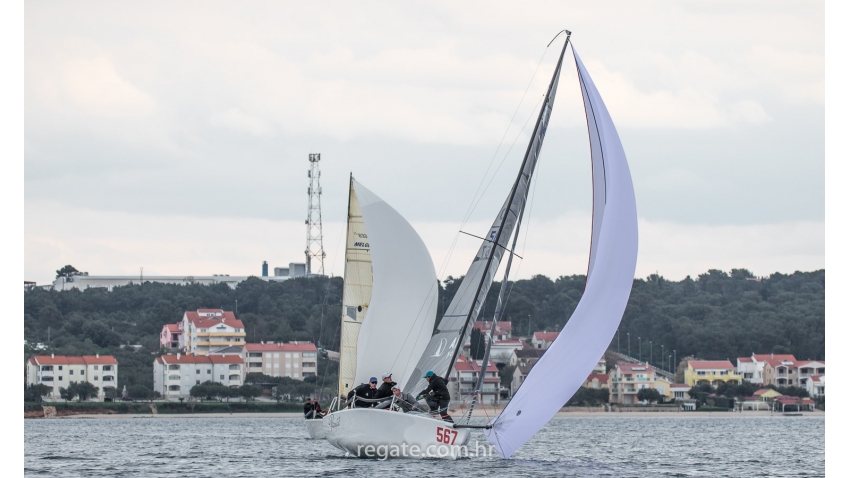 Panjic CRO 567 team of Luka Šangulin with Tomislav Bašiž,Tonko Rameša, Duje Fržop, Noa Šangulin - CRO M24 Act 1 - Biograd - April 2021