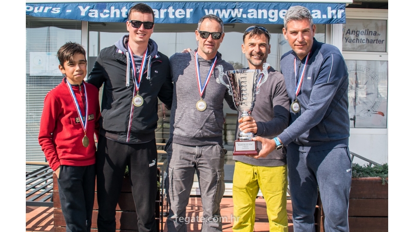 Panjic CRO 567 team of Luka Šangulin with Tomislav Bašiž,Tonko Rameša, Duje Fržop, Noa Šangulin - CRO M24 Act 1 - Biograd - April 2021