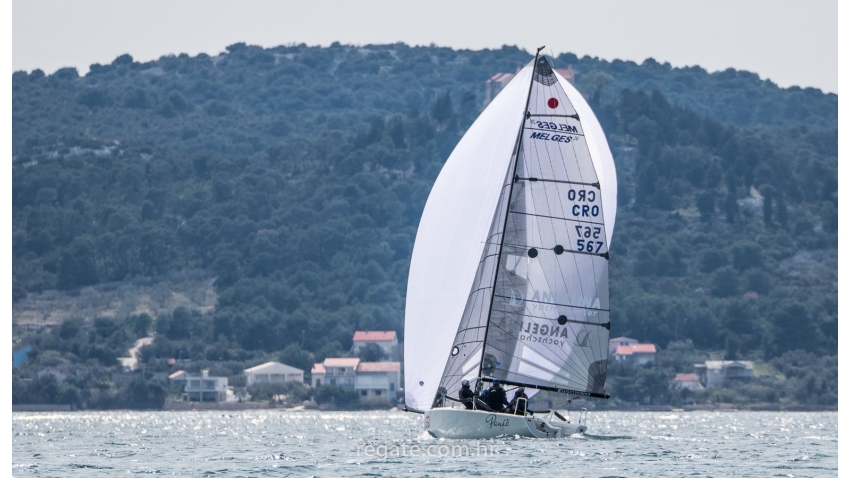 Panjic CRO 567 team of Luka Šangulin with Tomislav Bašiž,Tonko Rameša, Duje Fržop, Noa Šangulin - CRO M24 Act 1 - Biograd - April 2021