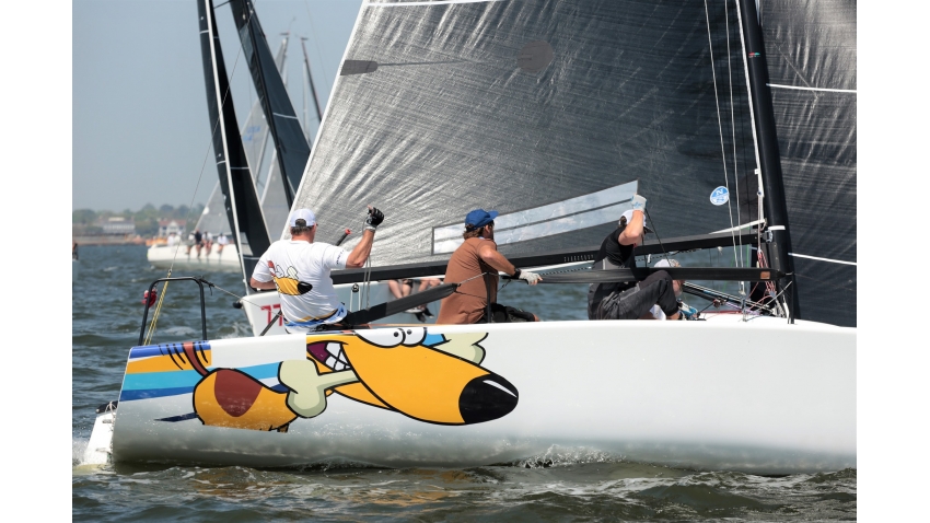 Travis Weisleder's Lucky Dog USA858 with John Bowden, Mark Mendelblatt and Collin Leon - Charleston Race Week 2021