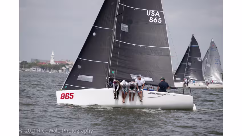 Harry Melges IV on Zenda Express - Charleston Race Week 2021