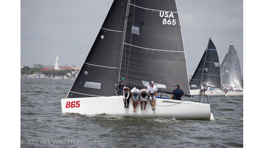 Harry Melges IV on Zenda Express - Charleston Race Week 2021