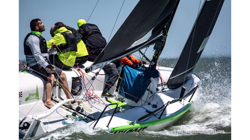 Mike Spurgeon & Usain Boat USA552 - 2021 HH NOOD regatta St. Petersburg