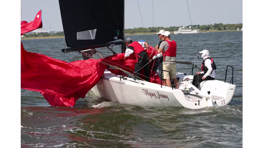 Flying Jenny of Sandra Askew with Mike Buckley, Jason Currie, Nick Ford and Dave Shriner - Melges 24 Gold Cup 2021 - Charleston, USA