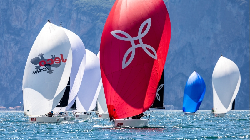 Arkanoe by Montura ITA809 of Sergio Caramel - Melges 24 European Sailing Series 2021 - Event 1 - Malcesine, Italy