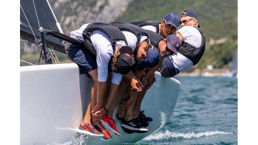 Melgina ITA693 of Paolo Brescia - Melges 24 European Sailing Series 2021 - Event 1 - Malcesine, Italy