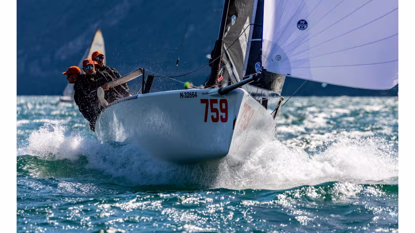 Seven-Five-Nine HUN759 of Akos Csolto - Melges 24 European Sailing Series 2021 - Malcesine, Italy