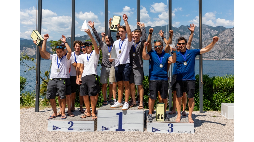 Corinthian Top 3: White Room, Arkanoe by Montura, Seven_Five_Nine - Melges 24 European Sailing Series 2021 - Event 1 - Malcesine, Italy 