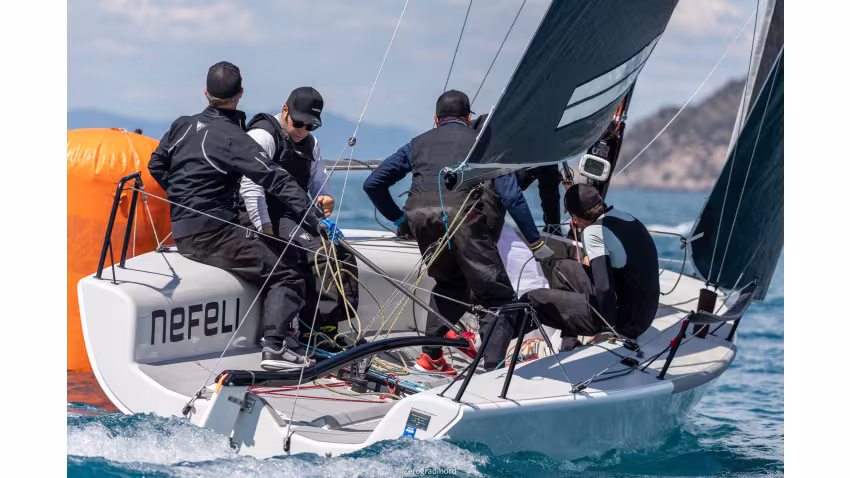 Nefeli GER673 of Peter Karries - Talamone, Italy 2021 - Italian Melges 24 Tour 2021 © Zerogradinord