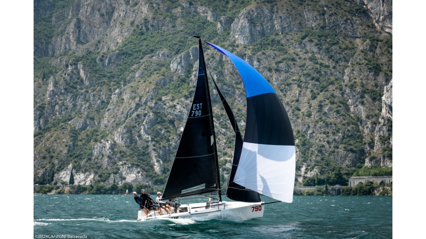 Tõnu Tõniste's Lenny EST790 - Melges 24 European Sailing Series 2021 - Event 2 Riva del Garda, Italy
