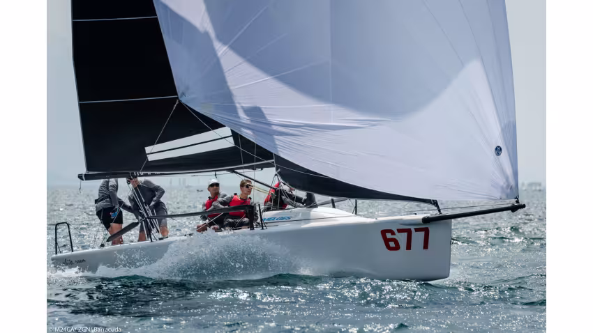 White Room GER677 of Michael Tarabochia with Luis Tarabochia at the helm - Melges 24 European Sailing Series 2021 - Event 2 - Riva del Garda, Italy