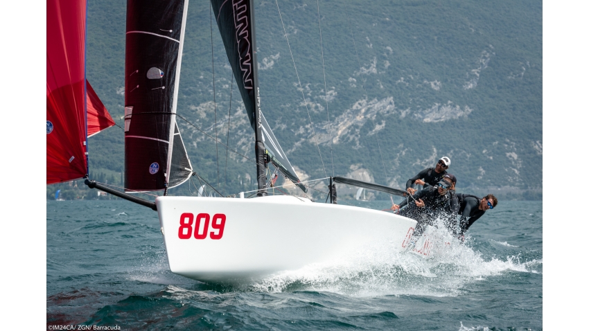 Arkanoe by Montura ITA809 of Sergio Caramel - Melges 24 European Sailing Series 2021 - Event 2 - Riva del Garda, Italy 