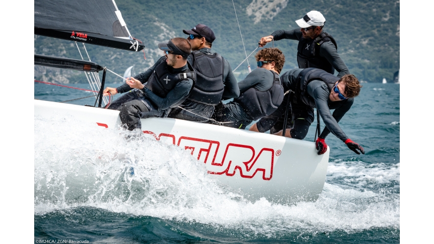 Arkanoe by Montura ITA809 of Sergio Caramel - Melges 24 European Sailing Series 2021 - Event 2 - Riva del Garda, Italy